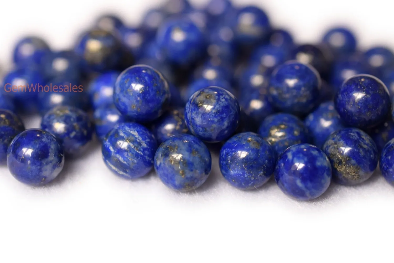 10pcs 10mm Natural genuine lapis lazuli undrilled round single stone beads