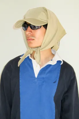 Brimmed Swim Scarf in Beige
