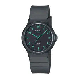Casio Bio-Based Black Resin Band Watch - LQ24B-8B