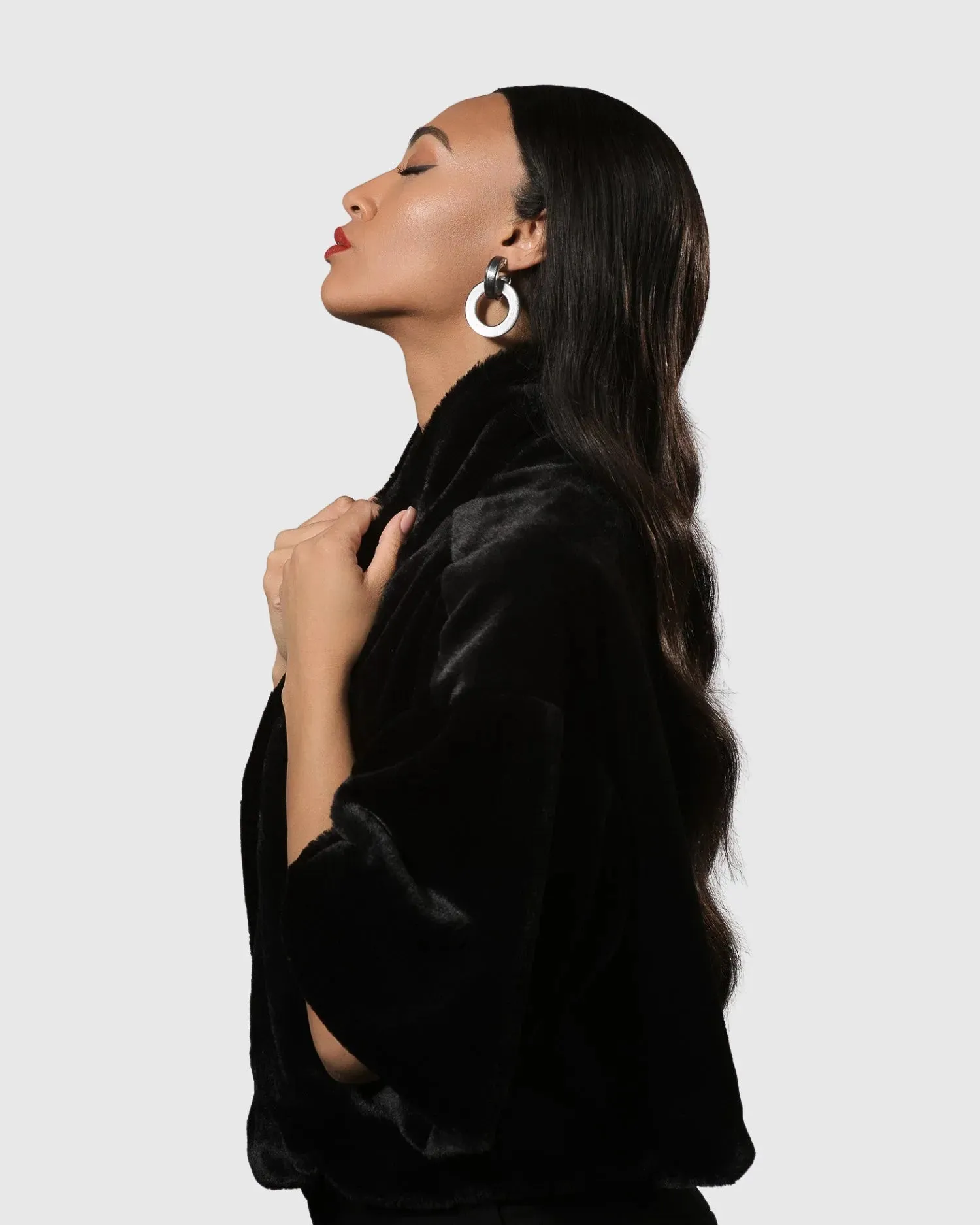 Circle Duet Earrings, Starlight