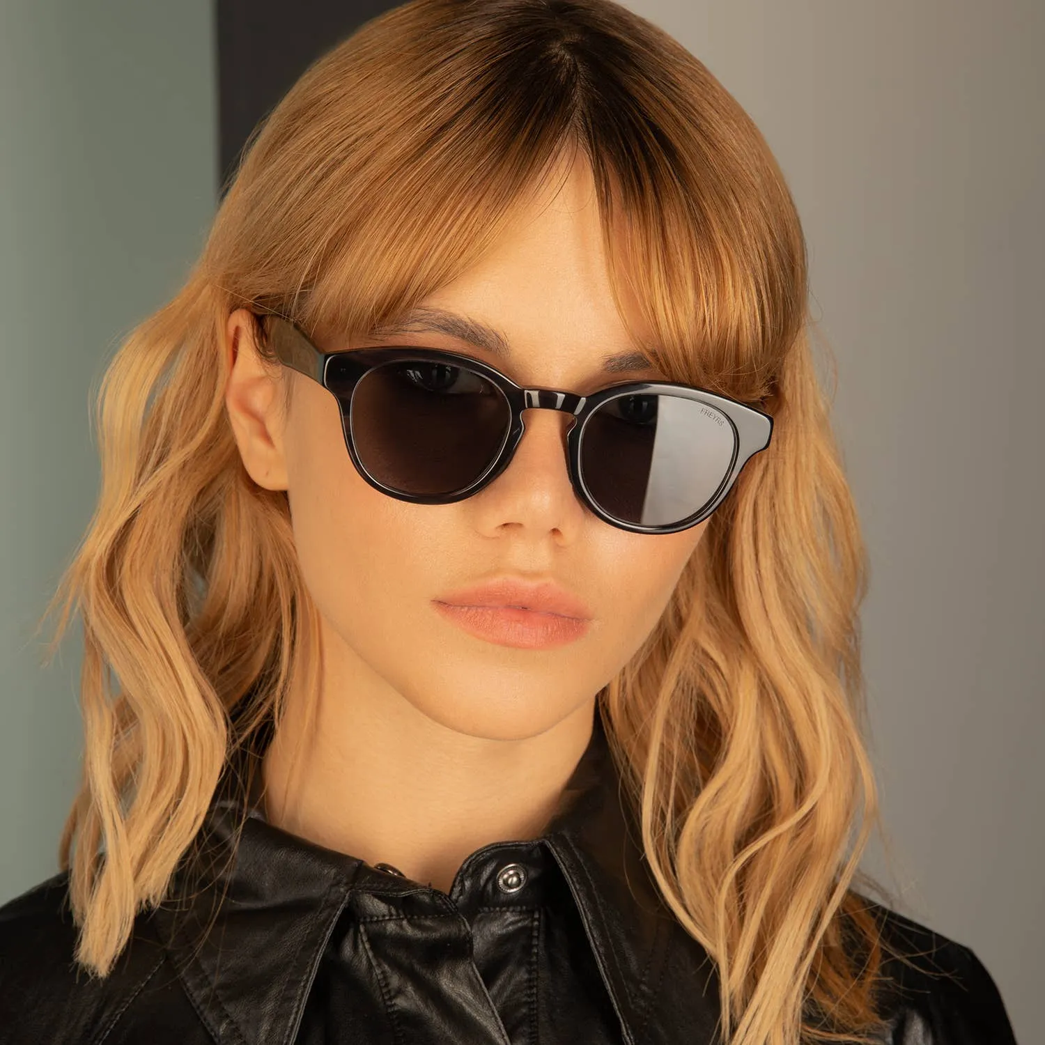 Clark Polarized Acetate Sunglasses: Grey