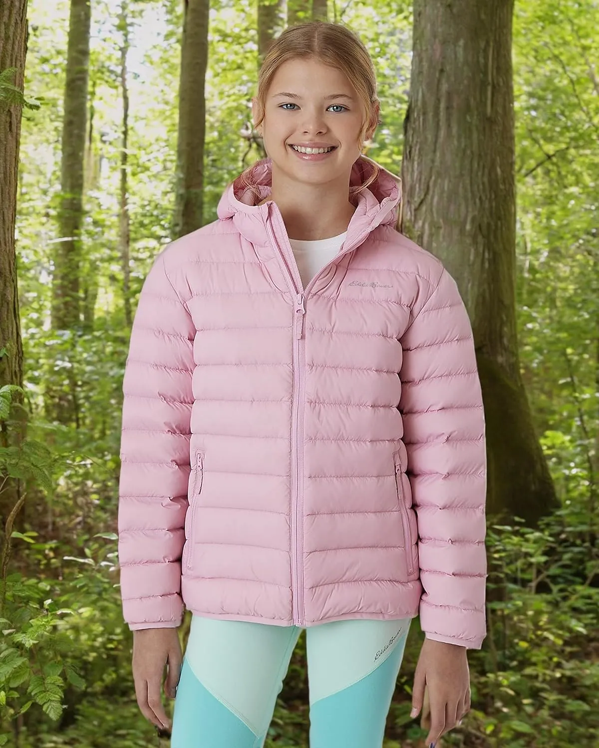 Eddie Bauer Girls' Jacket - CirrusLite Weather Resistant Down Coat for Girls - Insulated Quilted Bubble Puffer (3-20)