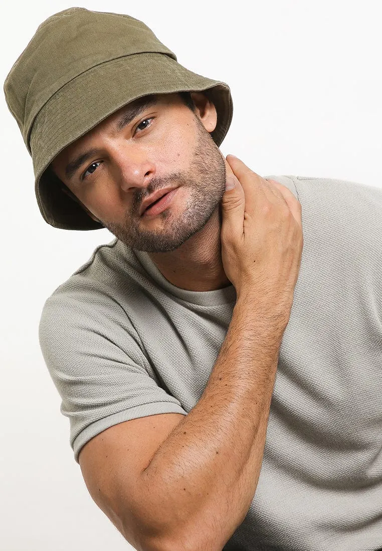 Everyday Cotton Bucket Hat - Army