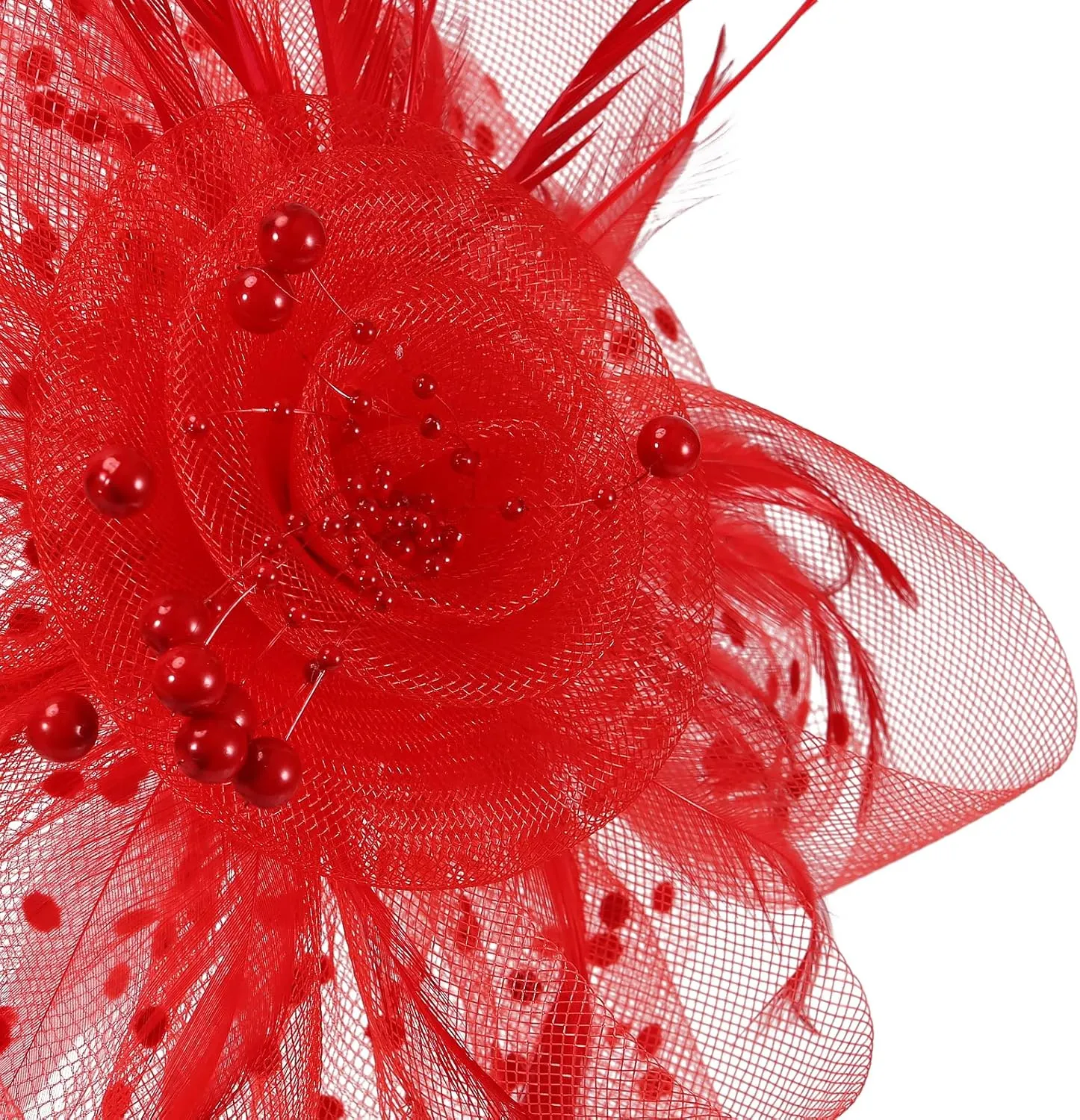 Fascinators for Women, Derby Hats for Lady Tea Party Tea Party Hat for Church Wedding Cocktail