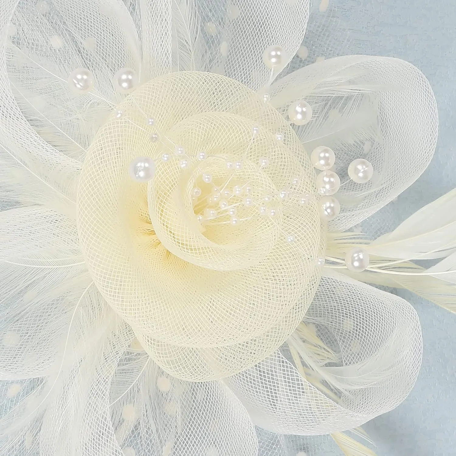 Fascinators for Women, Derby Hats for Lady Tea Party Tea Party Hat for Church Wedding Cocktail