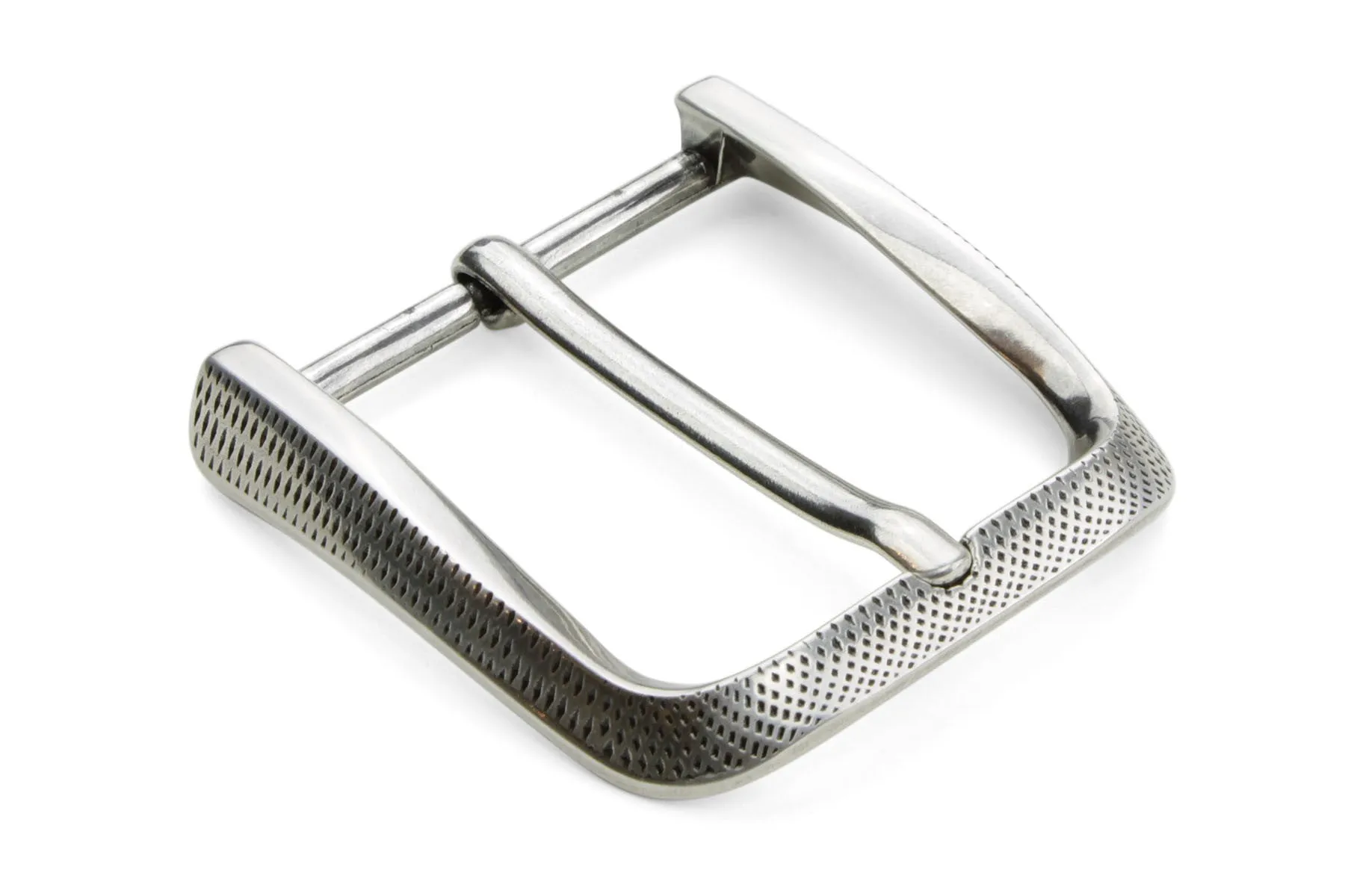 Fluted Dimple Prong Buckle 40mm