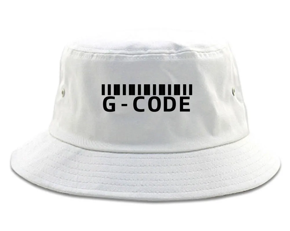 G Code Barcode Bucket Hat Cap