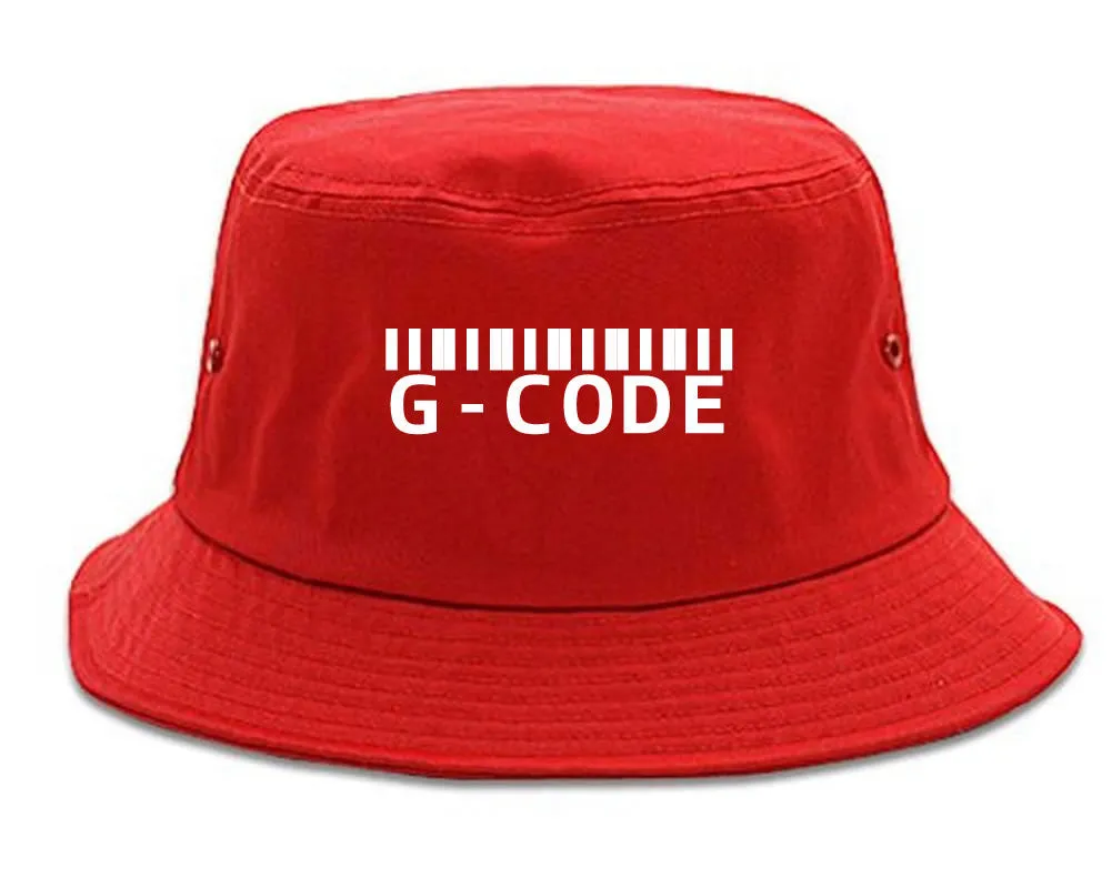 G Code Barcode Bucket Hat Cap