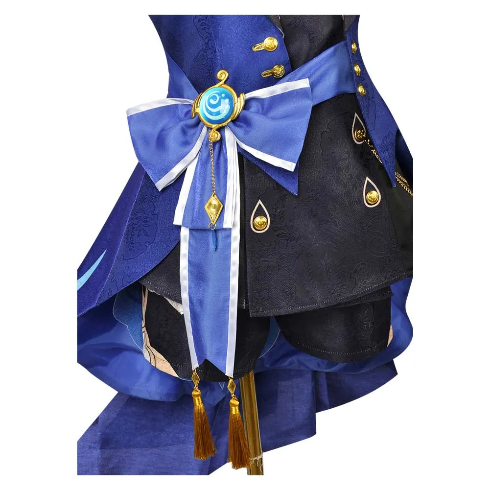 Genshin Impact Hydro Archon Furina Focalors Furina de Fontaine Game Character Cosplay Costume Outfits
