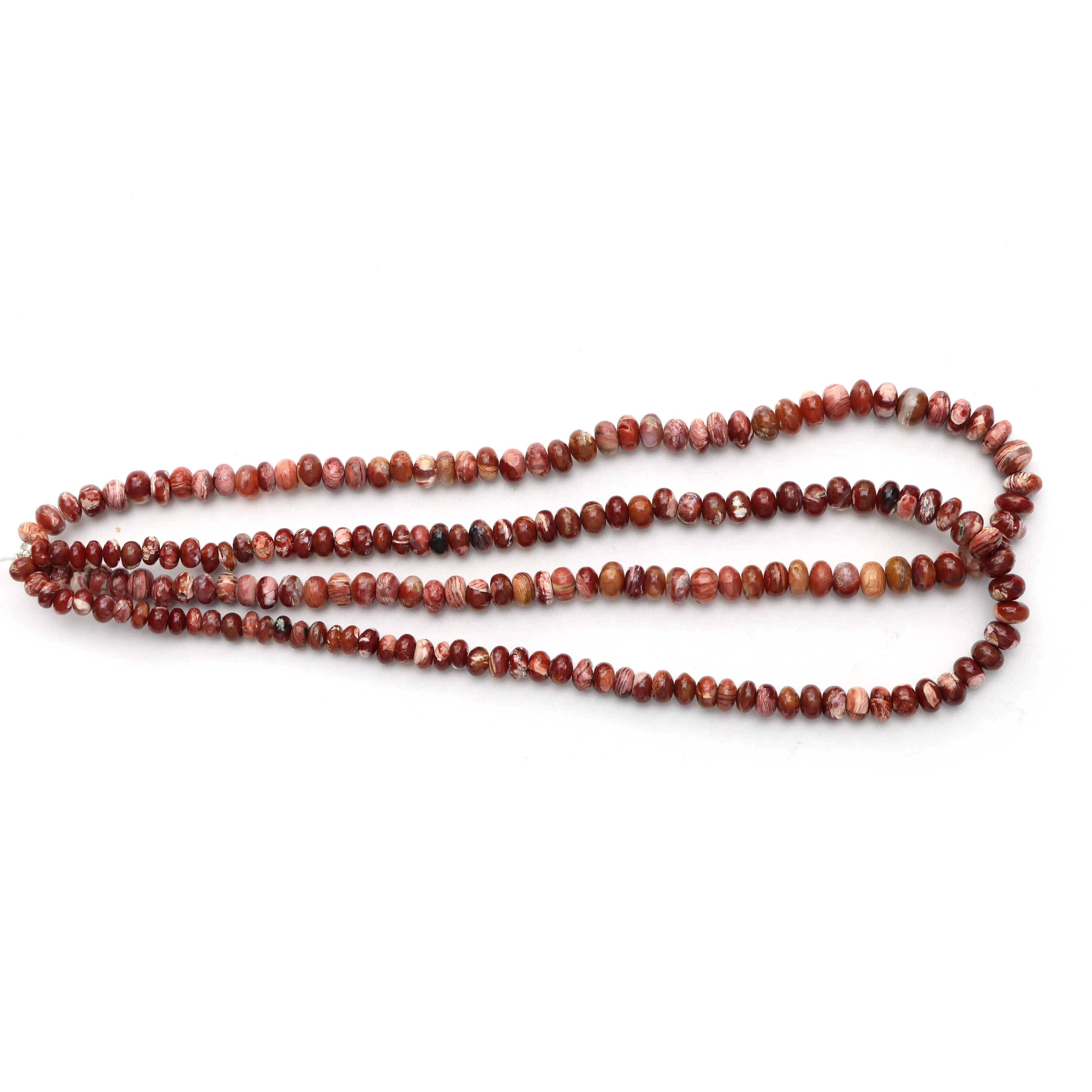Howardite Opal Smooth Rondelle Beads, 6 mm to 8 mm, Howardite Opal Beads, Plain Opal Beads, 18 Inches Full Strand, Price Per Strand