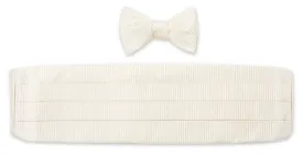 Ivory Ottoman Cummerbund Set - CB3975