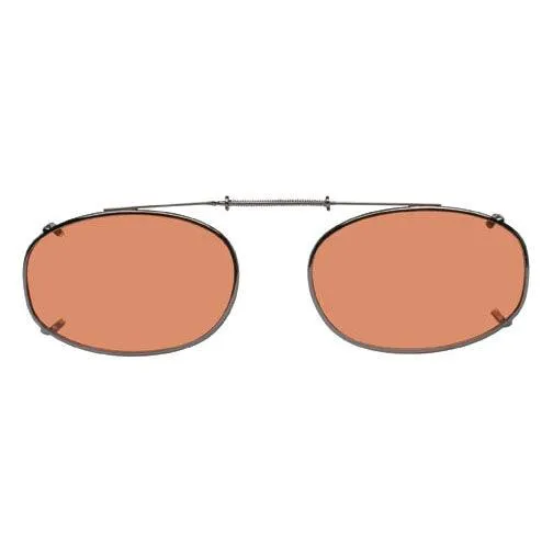 Lo Rectangle Style, Shade Control, Polarized Clip-On Sunglasses