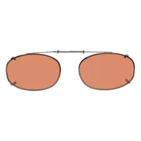 Lo Rectangle Style, Shade Control, Polarized Clip-On Sunglasses