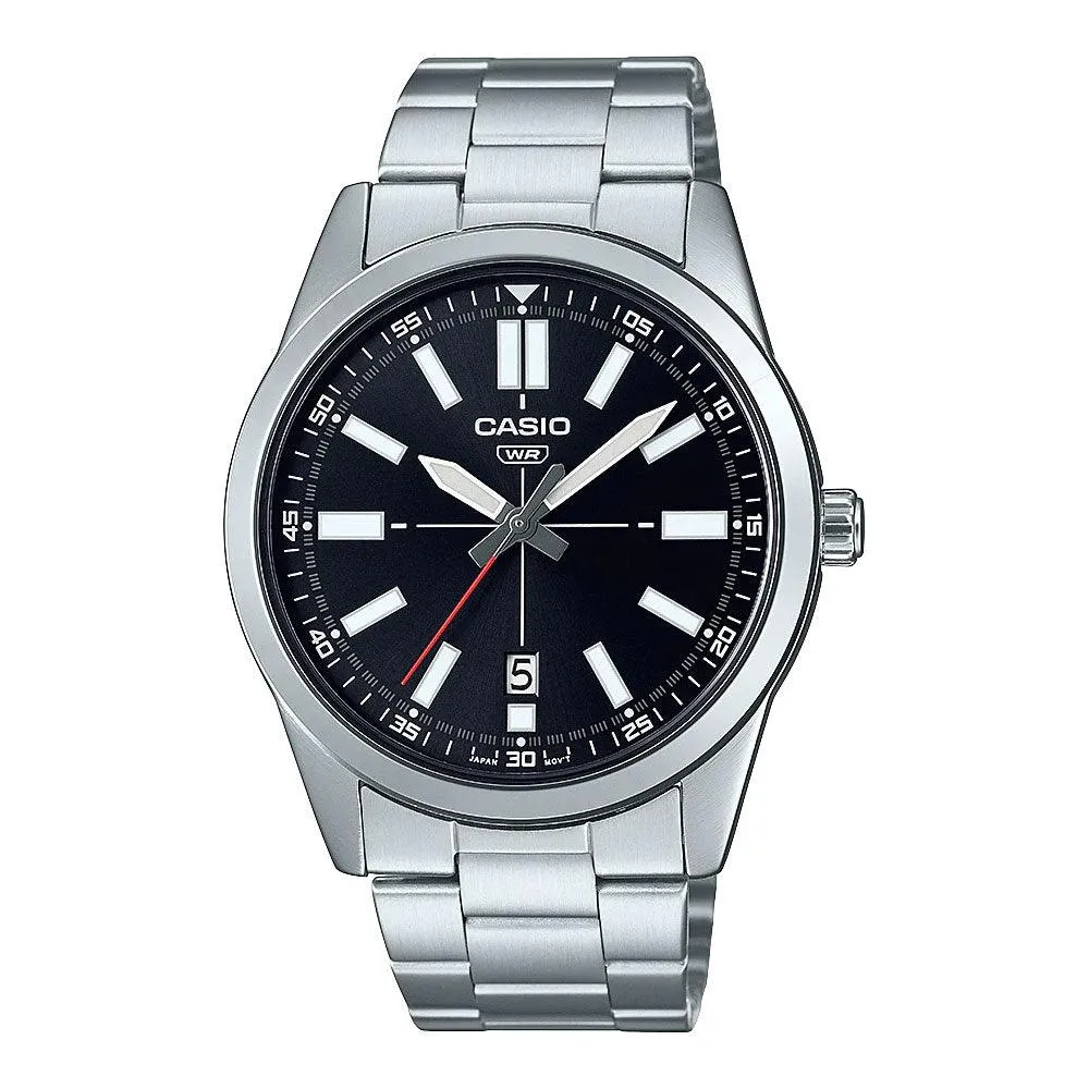 Mens Stainless Steel Dress Watch - MTPVD02D-1E