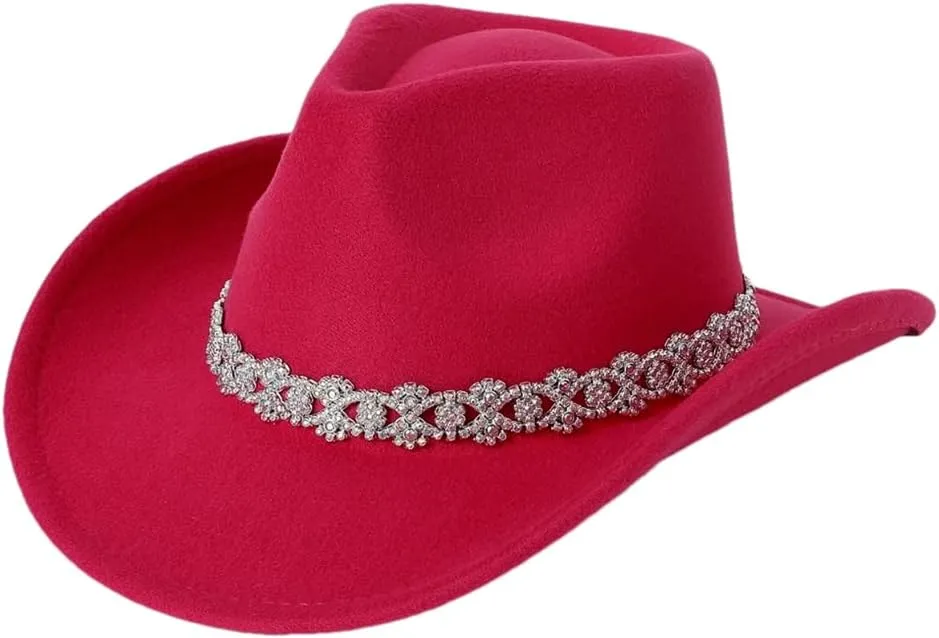 Men's Women's Jazz Top Hat Bridal Cap Holiday Party Western Hat Wool Felt Vintage Church