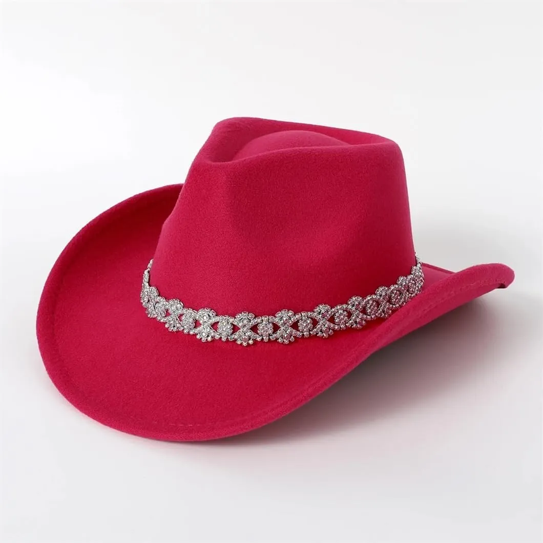 Men's Women's Jazz Top Hat Bridal Cap Holiday Party Western Hat Wool Felt Vintage Church