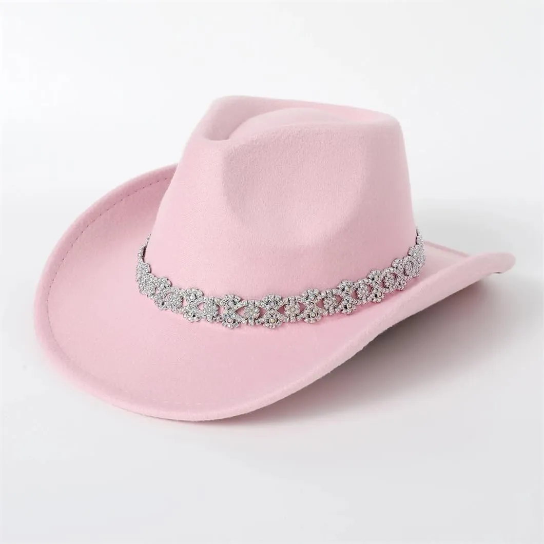 Men's Women's Jazz Top Hat Bridal Cap Holiday Party Western Hat Wool Felt Vintage Church