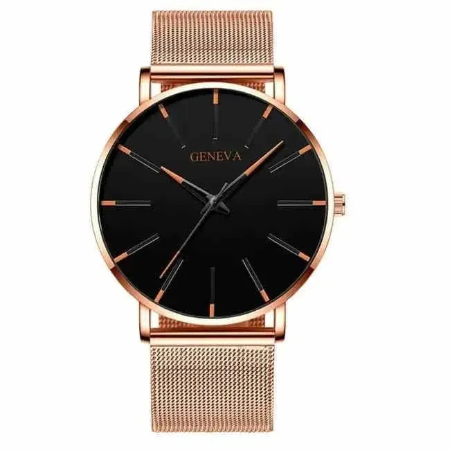 Minimalist Stainless Steel Mens Watch