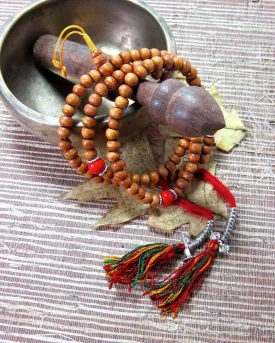Natural Wood Mala