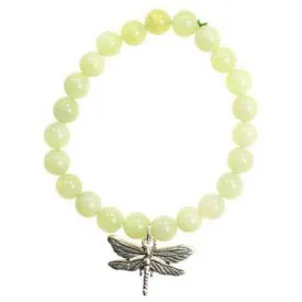 New Jade Serenity Dragonfly silver