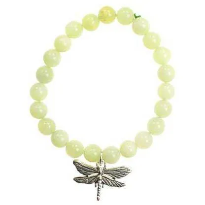 New Jade Serenity Dragonfly silver