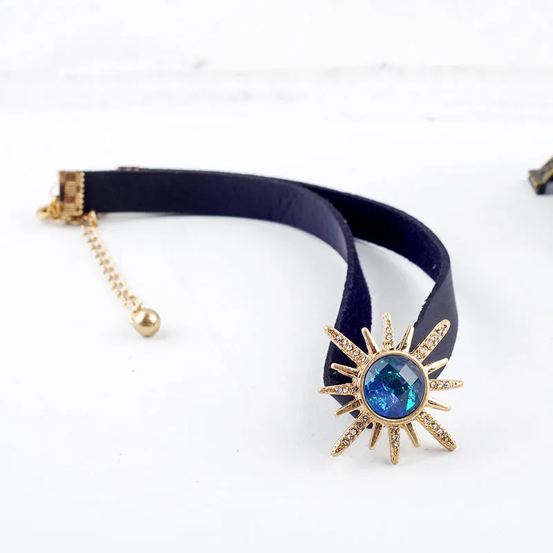 Occult Crystal Deity Choker