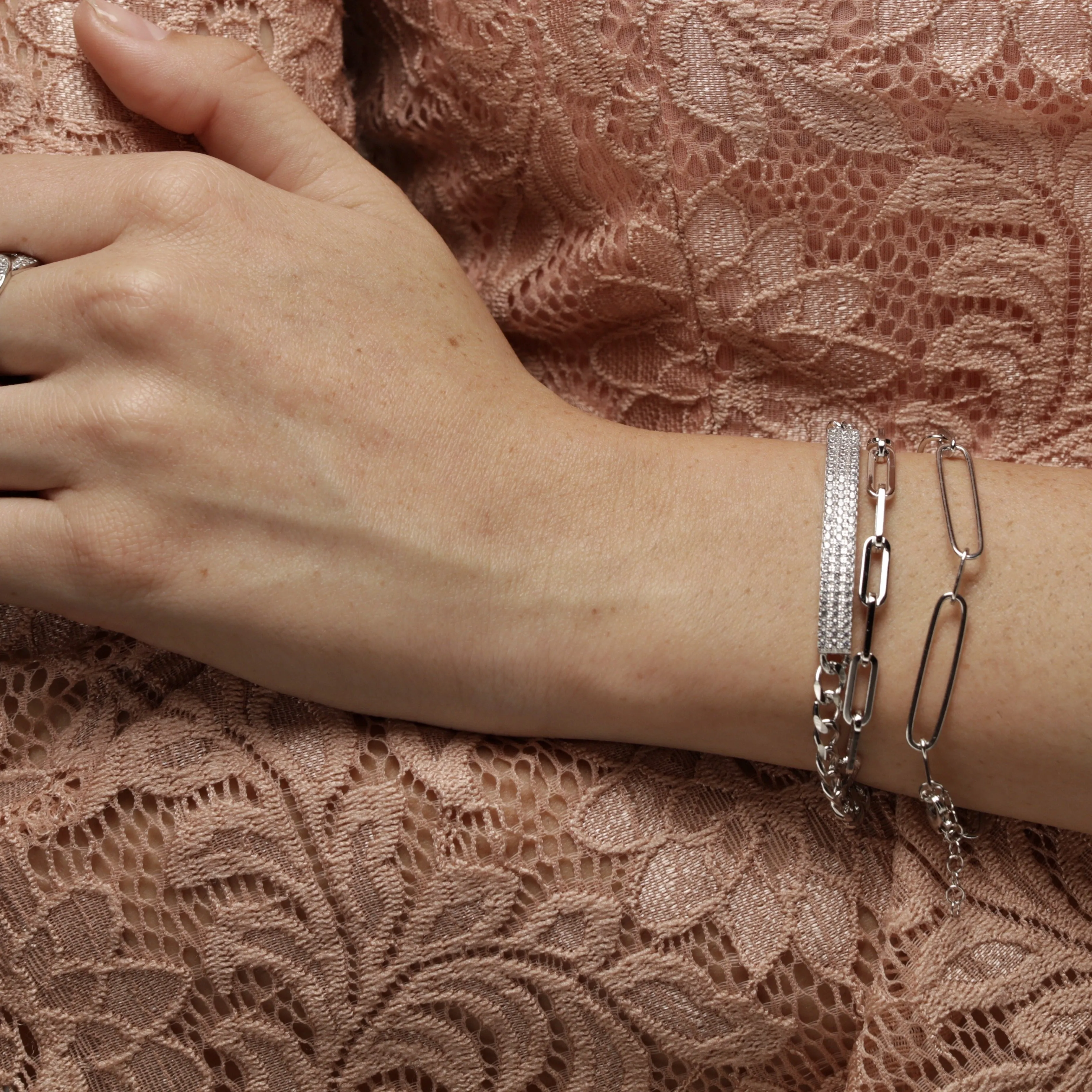 Open Link Bracelet 6" - Gold or Silver
