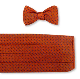 Orange/Purple University Dots Cummerbund Set - CB2383