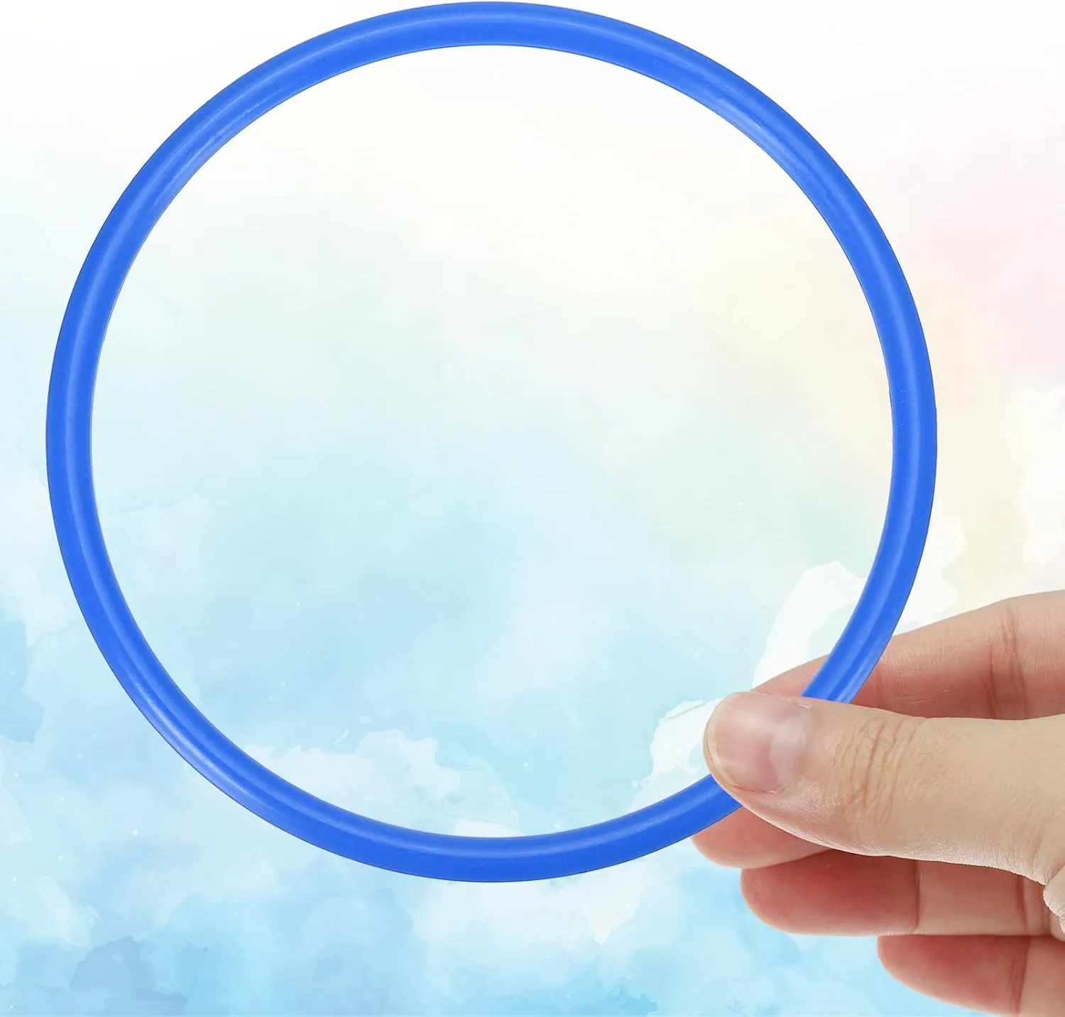 PATIKIL Plastic Ring-Toss Rings for Bottles Carnival Rings Plastic Hoops for Speed and Agility Practice Outdoor Party