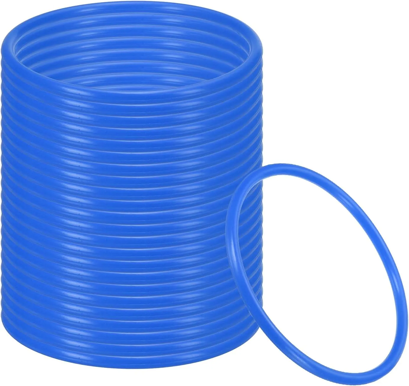 PATIKIL Plastic Ring-Toss Rings for Bottles Carnival Rings Plastic Hoops for Speed and Agility Practice Outdoor Party