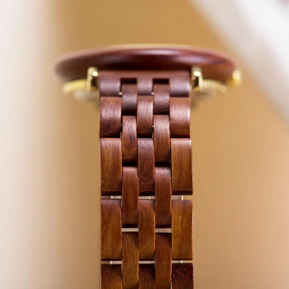 Premium Minimalist Sandalwood Women’s Watch