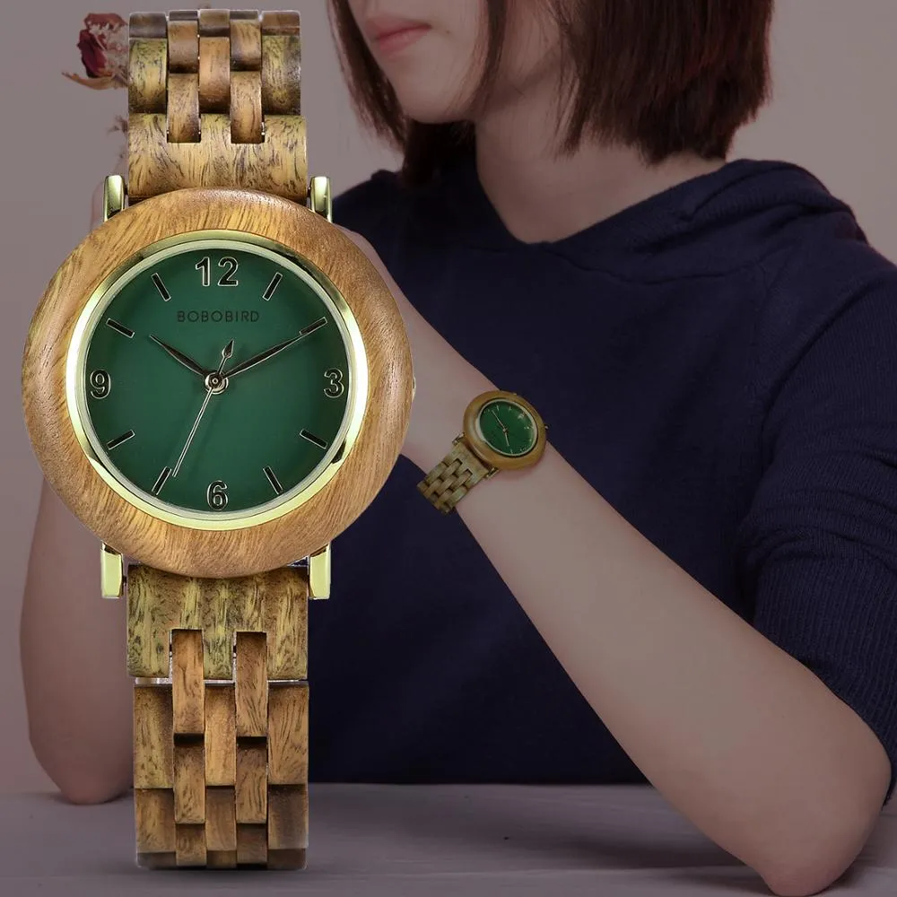 Premium Minimalist Sandalwood Women’s Watch