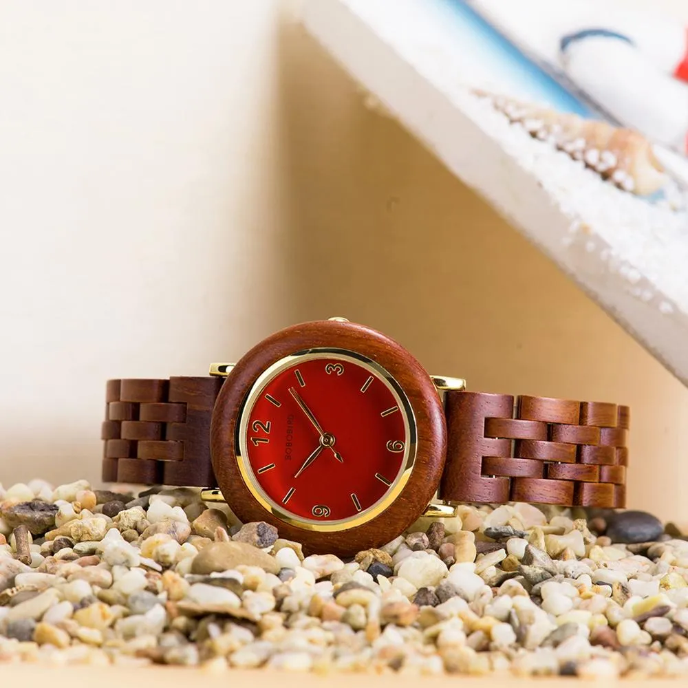 Premium Minimalist Sandalwood Women’s Watch