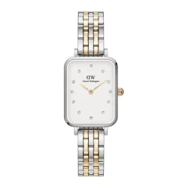 Quadro Lumine 5-link Two-Tone Watch