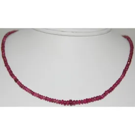 Rubellite Tourmaline Necklace