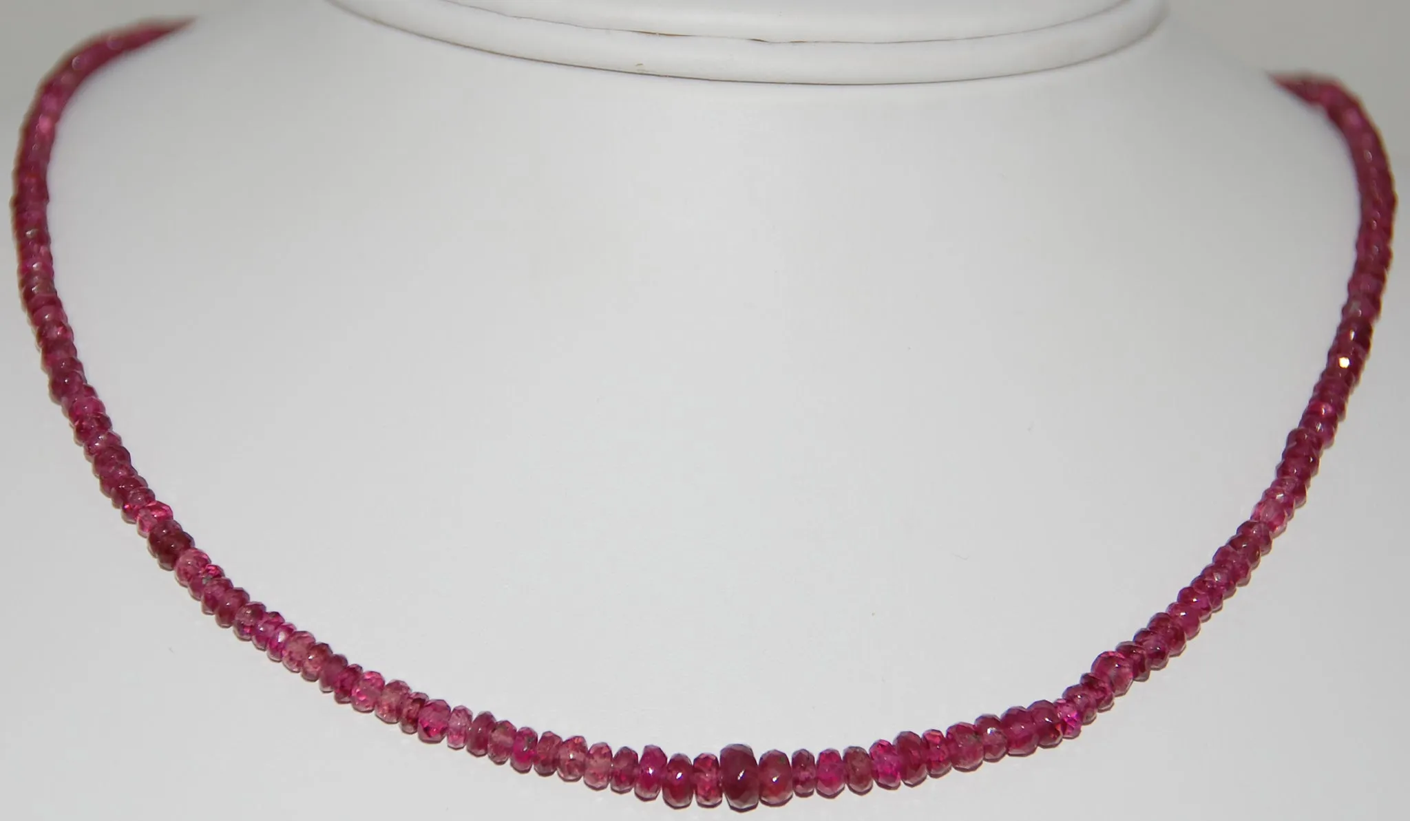 Rubellite Tourmaline Necklace
