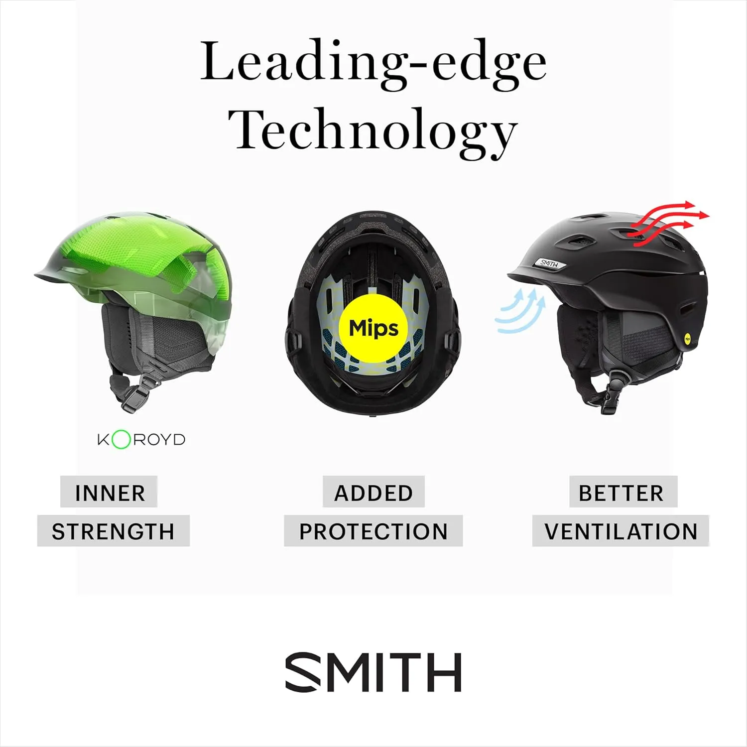 Smith Method Helmet Adult Snowsports Helmet with MIPS Technology Zonal Koroyd Coverage Lightweight Protection for Skiing & Snowboarding for Men & Women