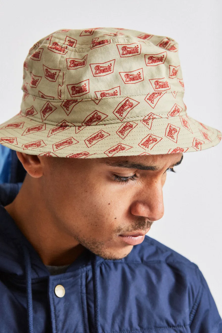 Stith Bucket Hat - Vanilla/Cardinal