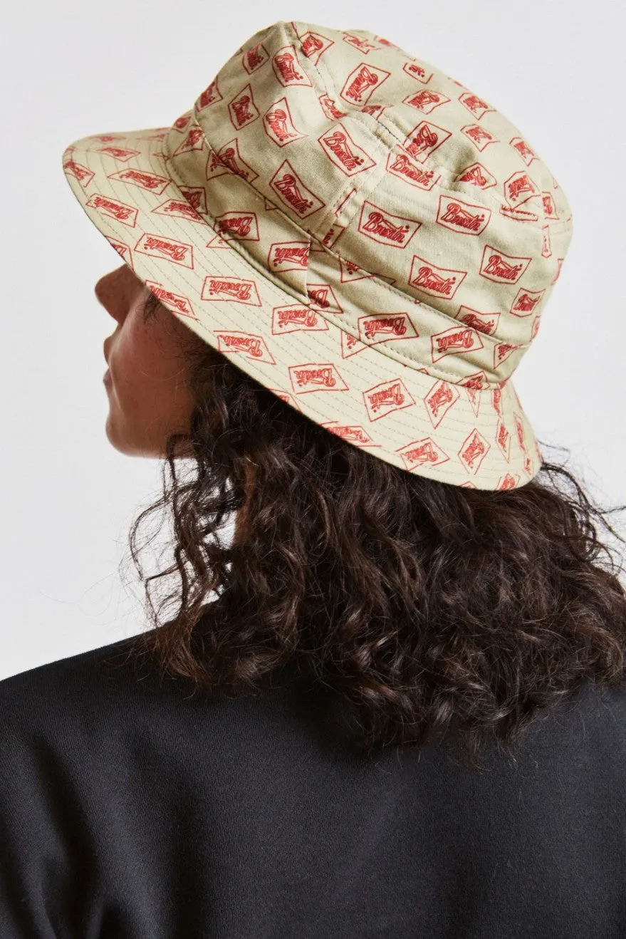 Stith Bucket Hat - Vanilla/Cardinal