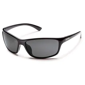 Suncloud Unisex Black Frame Gray Lens Sentry Polarized Sunglasses - S-SEPPGYBK