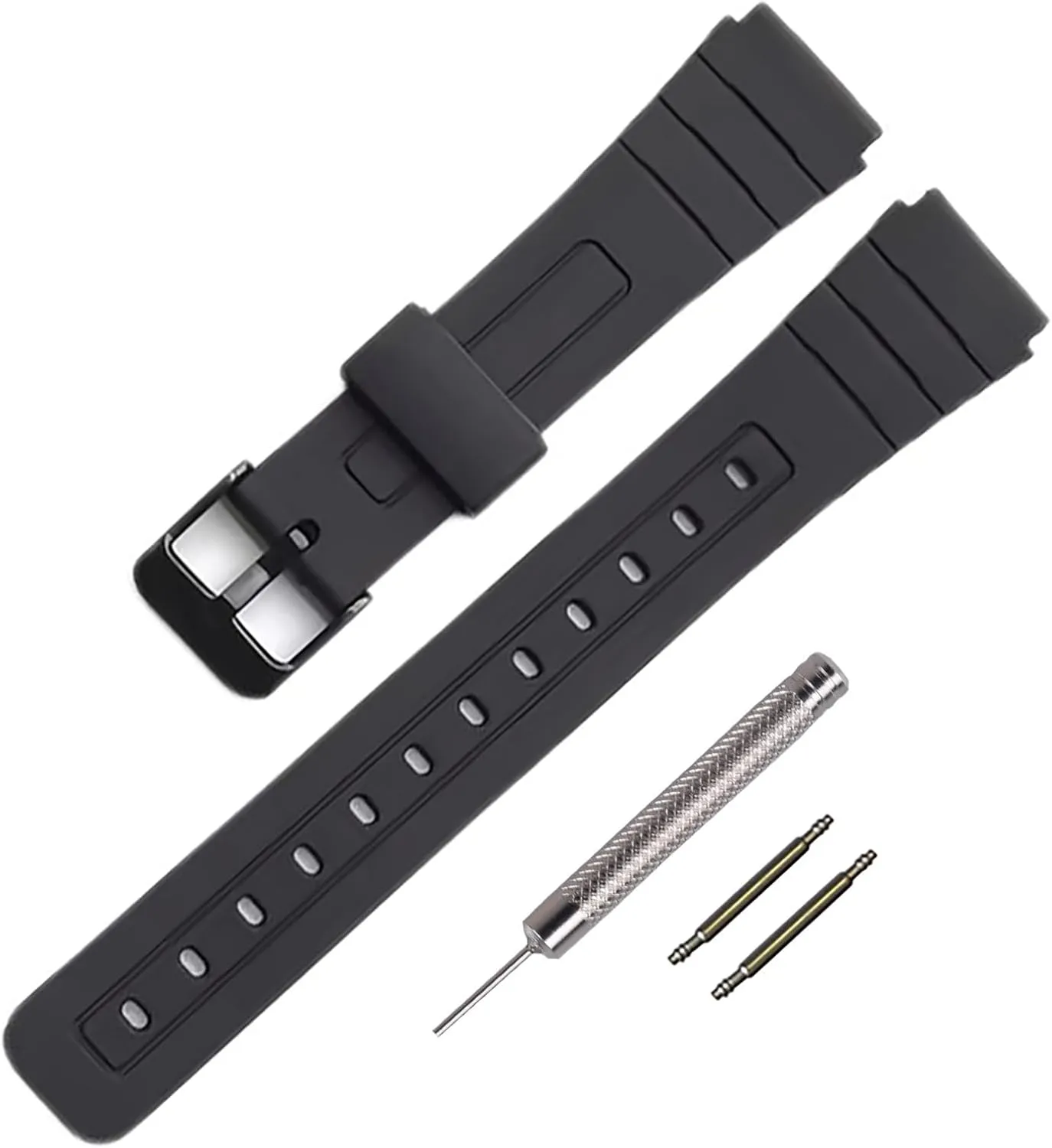 TPU Watch Strap Replacement for Casio F-91W/F-84/F-94/F-105/F-108/A-158watch bands for men and Women