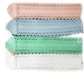 White OBI Fashion Belt with Eyelets