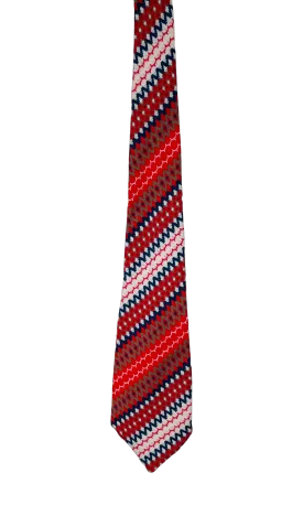 Woven Vintage Red Knitted Tie