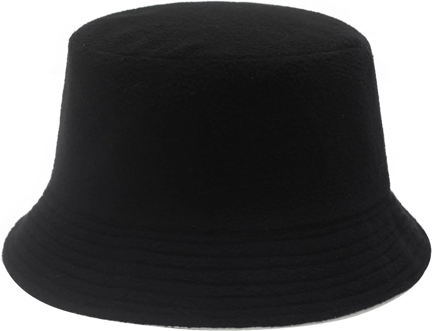 ZLYC Unisex Fashion Bucket Hat PU Leather Rain Hat Waterproof Fishmen Cap